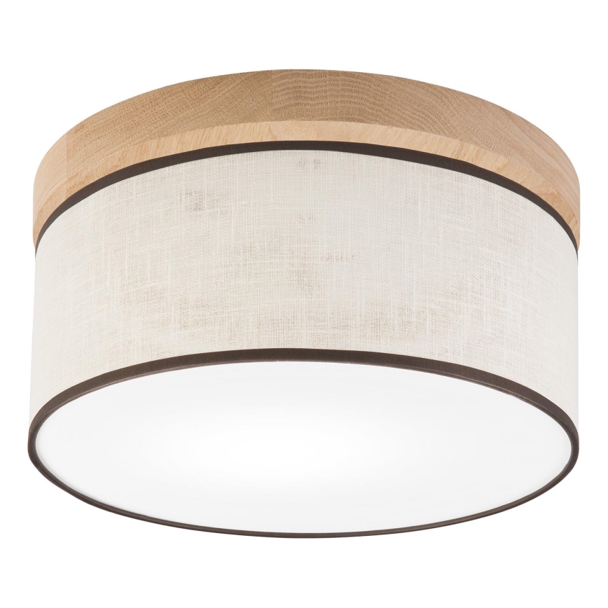 Brilagi - LED Плафон BELLADONNA 1xE27/15W/230V Ø 30 см кремав/дъб
