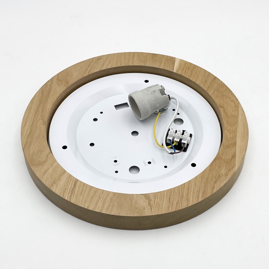 Brilagi - LED Плафон BELLADONNA 1xE27/15W/230V Ø 30 см кремав/дъб