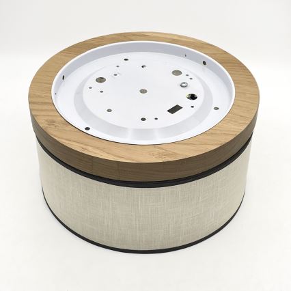 Brilagi - LED Плафон BELLADONNA 1xE27/15W/230V Ø 30 см кремав/дъб