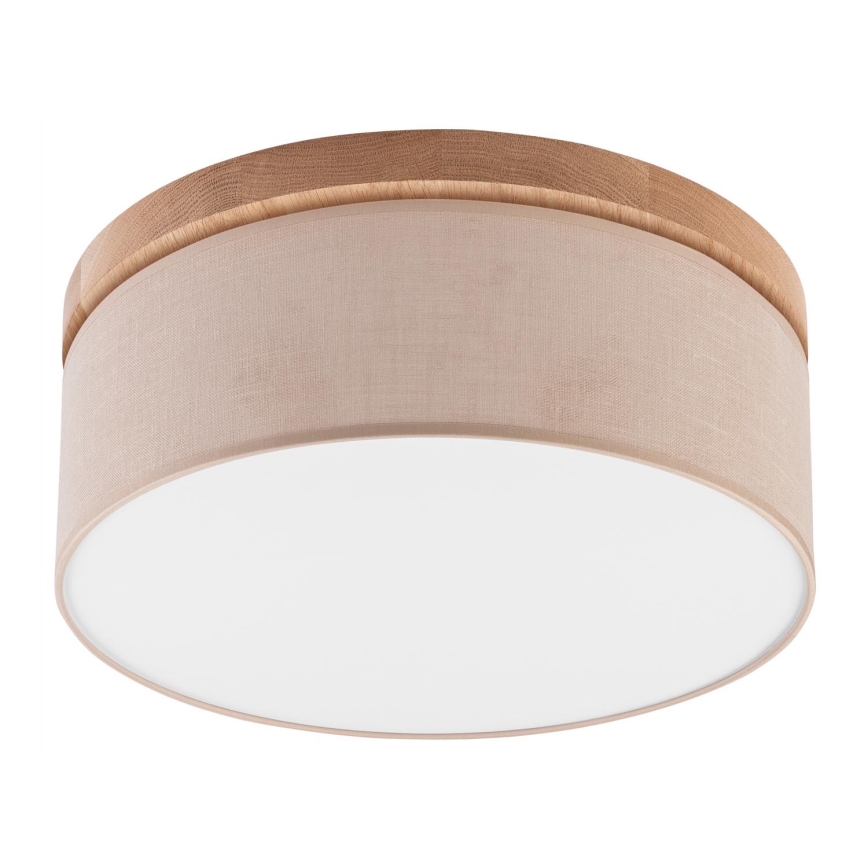 Brilagi - LED Плафон BELLADONNA 2xE27/15W/230V бежов/дъб