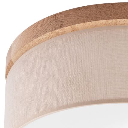 Brilagi - LED Плафон BELLADONNA 2xE27/15W/230V бежов/дъб