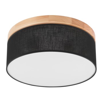 Brilagi - LED Плафон BELLADONNA 2xE27/15W/230V черен/бор