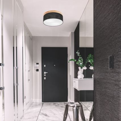 Brilagi - LED Плафон BELLADONNA 2xE27/15W/230V черен/бор