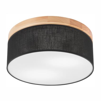 Brilagi - LED Плафон BELLADONNA 2xE27/15W/230V черен/бор