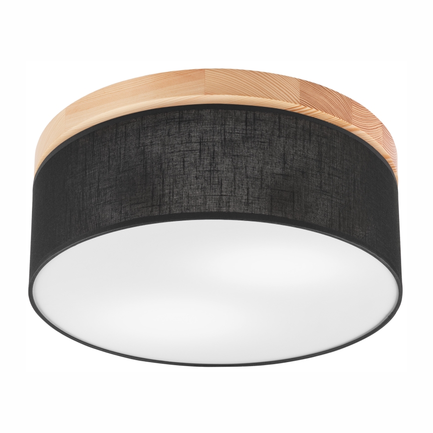 Brilagi - LED Плафон BELLADONNA 2xE27/15W/230V черен/бор