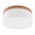 Brilagi - LED Плафон BELLADONNA 2xE27/15W/230V Ø 40 см бял/дъб