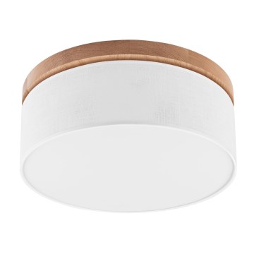 Brilagi - LED Плафон BELLADONNA 2xE27/15W/230V Ø 40 см бял/дъб