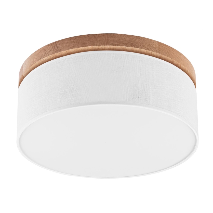 Brilagi - LED Плафон BELLADONNA 2xE27/15W/230V Ø 40 см бял/дъб