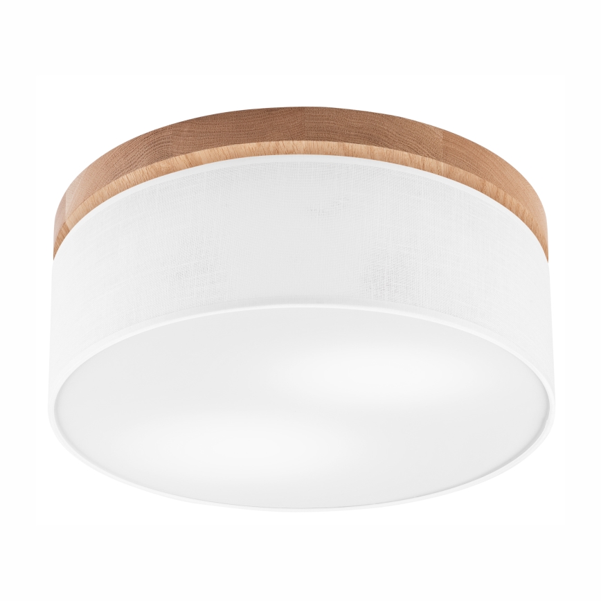 Brilagi - LED Плафон BELLADONNA 2xE27/15W/230V Ø 40 см бял/дъб