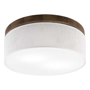 Brilagi - LED Плафон BELLADONNA 2xE27/15W/230V Ø 40 см бял/дъб