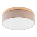 Brilagi - LED Плафон BELLADONNA 3xE27/15W/230V бежов/бор