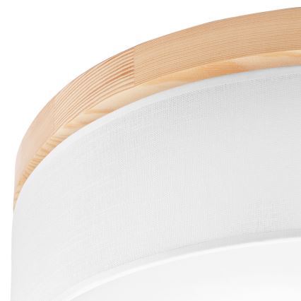 Brilagi - LED Плафон BELLADONNA 3xE27/15W/230V бял/бор