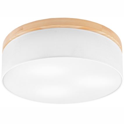 Brilagi - LED Плафон BELLADONNA 3xE27/15W/230V бял/бор