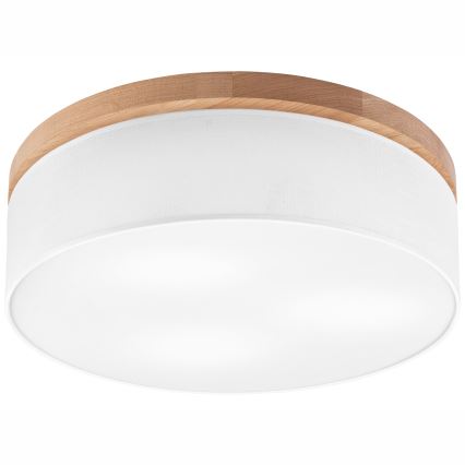 Brilagi - LED Плафон BELLADONNA 3xE27/15W/230V бял/дъб