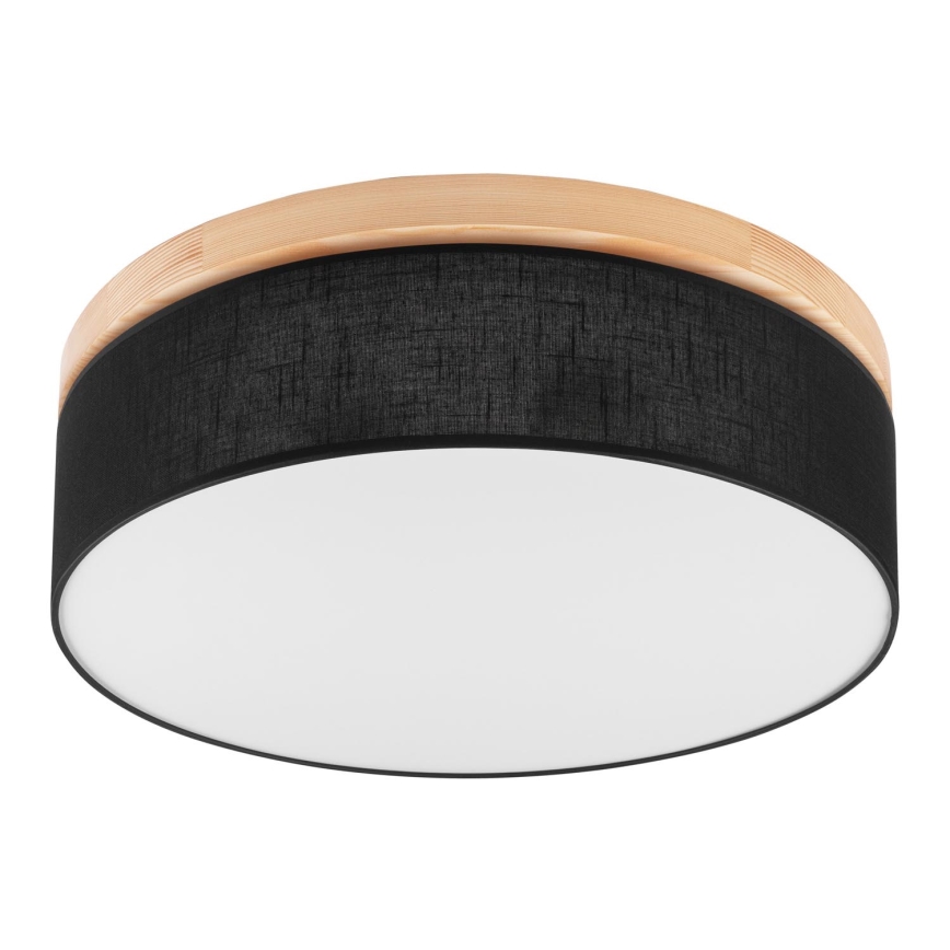 Brilagi - LED Плафон BELLADONNA 3xE27/15W/230V черен/бор