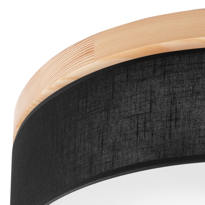 Brilagi - LED Плафон BELLADONNA 3xE27/15W/230V черен/бор