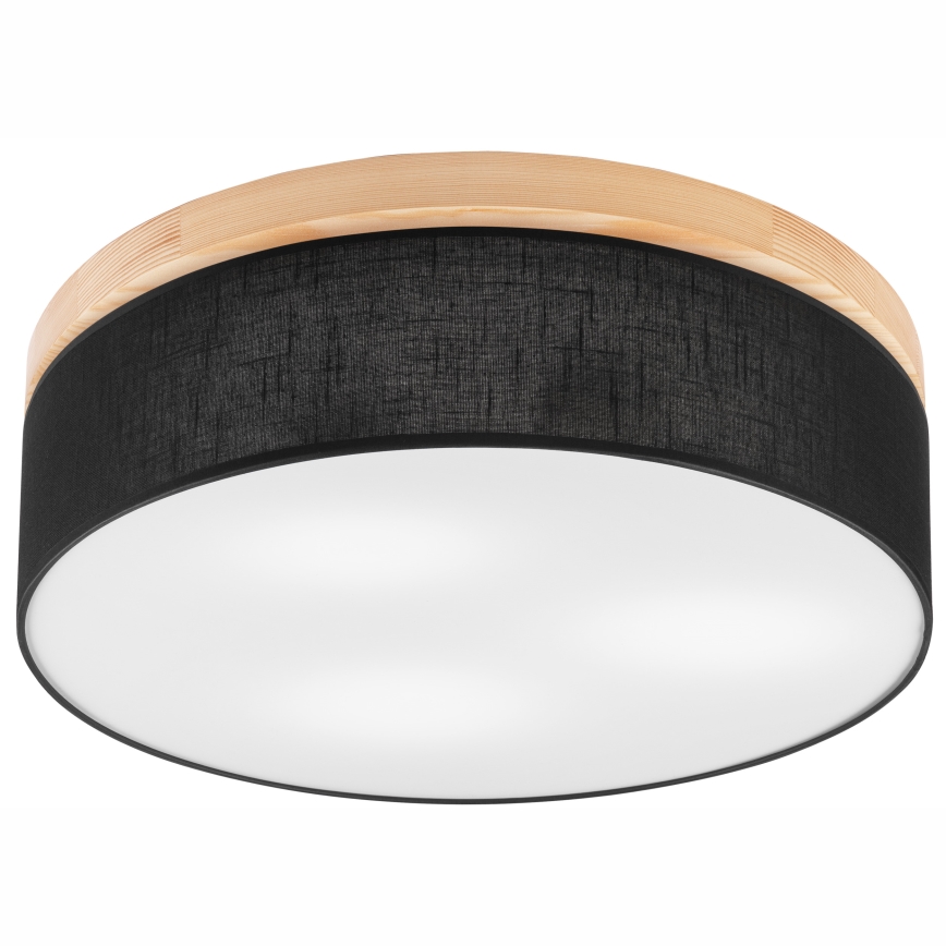 Brilagi - LED Плафон BELLADONNA 3xE27/15W/230V черен/бор