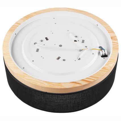 Brilagi - LED Плафон BELLADONNA 3xE27/15W/230V черен/бор