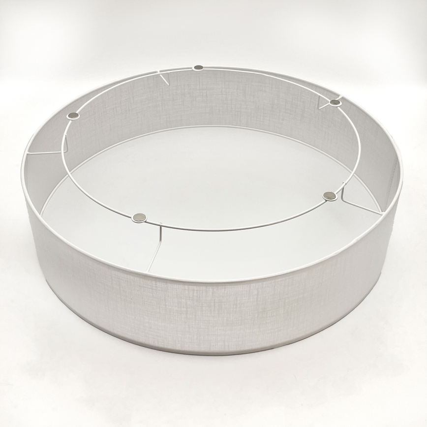 Brilagi - LED Плафон BELLADONNA 3xE27/15W/230V Ø 50 см бял/дъб череша