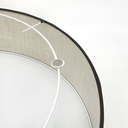 Brilagi - LED Плафон BELLADONNA 3xE27/15W/230V Ø 50 см кремав/дъб