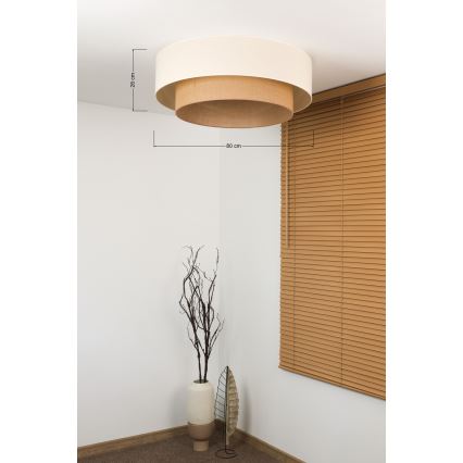 Brilagi - LED плафон BOHO стил 3xE27/15W/230V Ø 80 cm