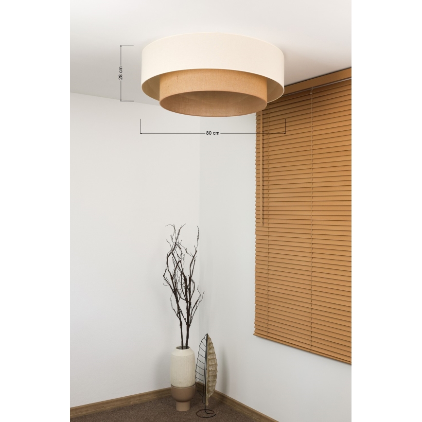 Brilagi - LED плафон BOHO стил 3xE27/15W/230V Ø 80 cm