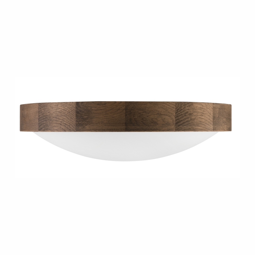 Brilagi - LED Плафон CARVALHO SLIM 2xE27/60W/230V дъб Ø 37 cm