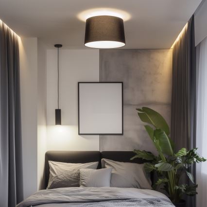 Brilagi - LED плафон CERIA 1xE27/40W/230V Ø 45 cm черен