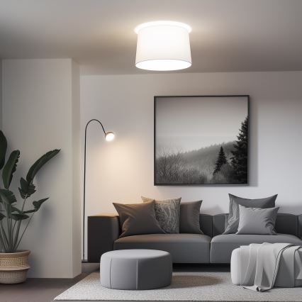 Brilagi - LED плафон CERIA 1xE27/40W/230V Ø 45 см, бял