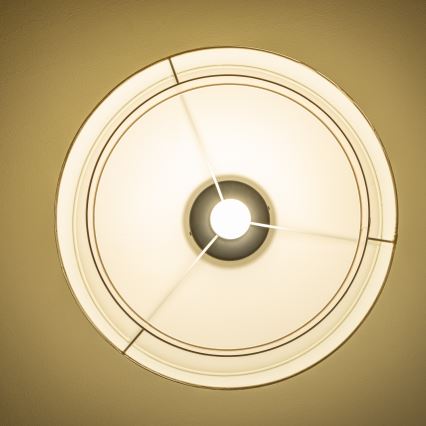 Brilagi - LED плафон CERIA 1xE27/40W/230V Ø 50 см бял/бежов