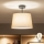 Brilagi - LED плафон CERIA 1xE27/60W/230V Ø 30 см черно/бежово