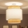 Brilagi - LED плафон CERIA 1xE27/60W/230V Ø 40 см бежово/бяло
