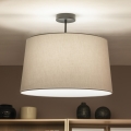 Brilagi - LED плафон CERIA 1xE27/60W/230V Ø 45 см черен/сив