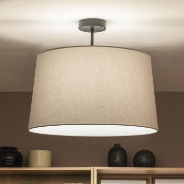 Brilagi - LED плафон CERIA 1xE27/60W/230V Ø 45 см черен/сив