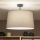 Brilagi - LED плафон CERIA 1xE27/60W/230V Ø 45 см черен/сив