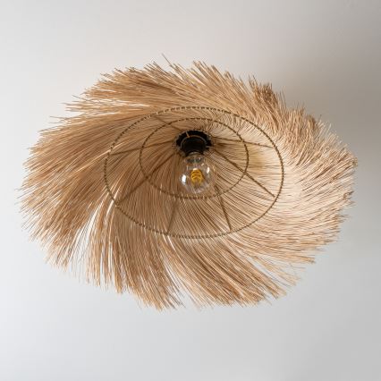 Brilagi - LED плафон CERIA BOHO 1xE27/40W/230V Ø 100 см ратан