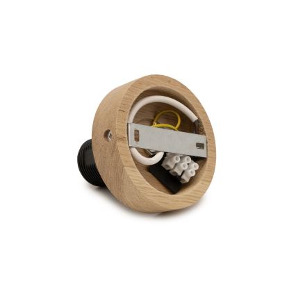 Brilagi - LED плафон CERIA BOHO 1xE27/40W/230V Ø 28 cm кафяв/дъб