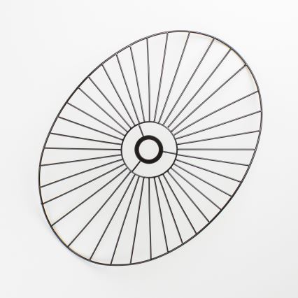 Brilagi - LED плафон CERIA WIRE 1xE27/40W/230V 40x56 см черен/дъб