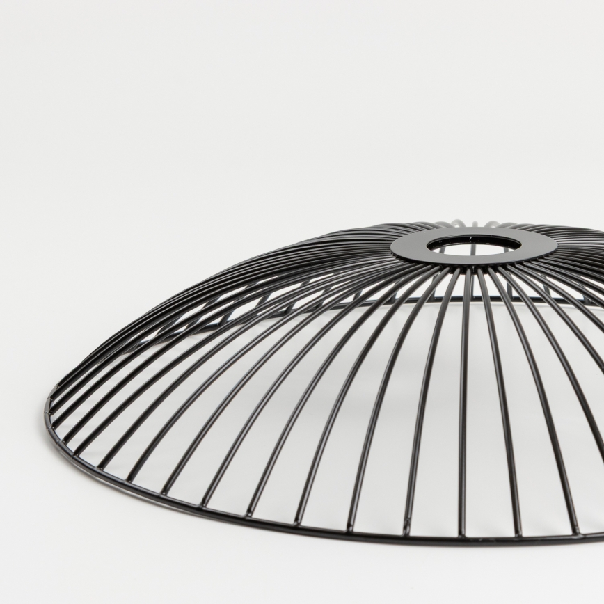 Brilagi - LED плафон CERIA WIRE 1xE27/40W/230V, диаметър 26 cm, черно/дъб