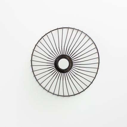 Brilagi - LED плафон CERIA WIRE 1xE27/40W/230V, диаметър 30 см, черен