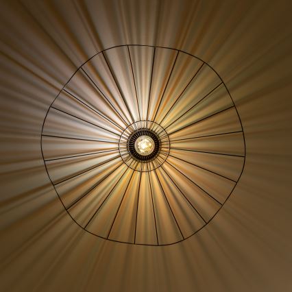 Brilagi - LED плафон CERIA WIRE 1xE27/40W/230V, диаметър 80 см, черен