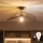 Brilagi - LED плафон CERIA WIRE 1xE27/60W/230V 40x56 cm черен
