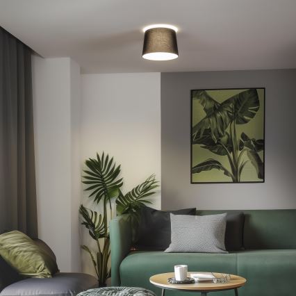 Brilagi - LED плафон CERIA за повърхностен монтаж, 1xE27/40W/230V, Ø 30 см, черен