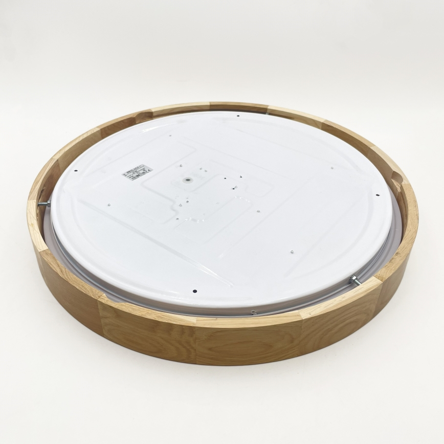 Brilagi - LED димируема таванна лампа MANAROLA SMART LED/36W/230V 3000-6000K Wi-Fi Tuya Beacon пр. 51 см дъб + дистанционно управление