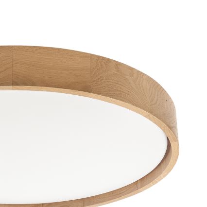 Brilagi - LED димируема таванна лампа MANAROLA SMART LED/36W/230V 3000-6000K Wi-Fi Tuya Beacon пр. 51 см дъб + дистанционно управление