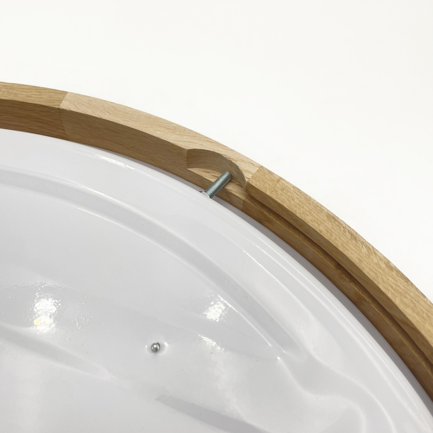 Brilagi - LED димируема таванна лампа MANAROLA SMART LED/36W/230V 3000-6000K Wi-Fi Tuya Beacon пр. 51 см дъб + дистанционно управление