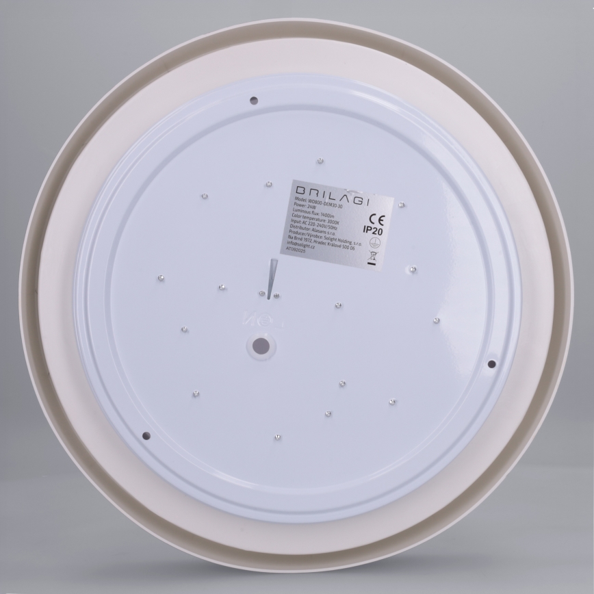 Brilagi - LED плафон MATTEO LED/24W/230V Ø 31 см таупе