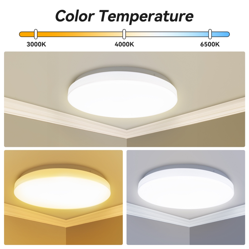 Brilagi - LED плафон MILKY WAY LED/24W/230V 3000/4000/6500K диаметър 38 см
