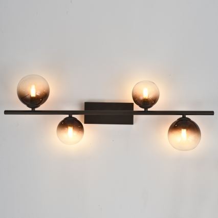 Brilagi - LED плафон MILLA 4xG9/3W/230V кафяв/димчато кафяв