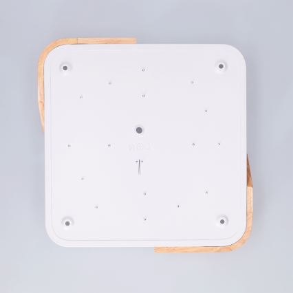 Brilagi - LED плафон PILANA LED/24W/230V дъб/бяло 32x32 cm